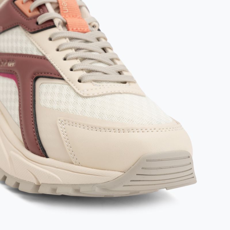 Încălțăminte pentru femei Calvin Klein HW0HW03002 Hike Run Ckstripe Mesh off white/oatmeal/dusty rose 7