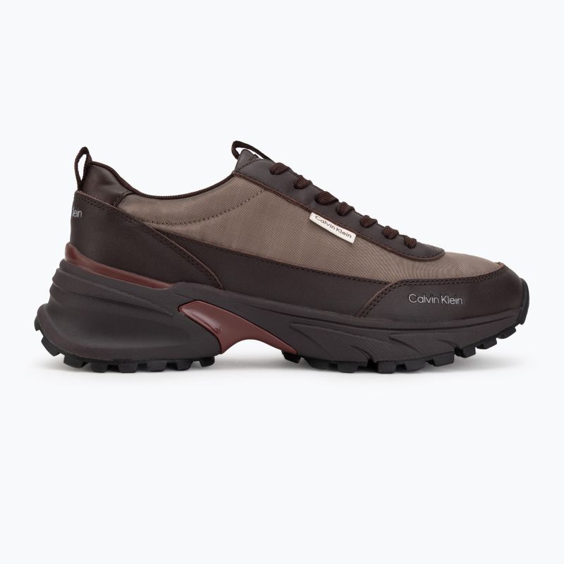 Încălțăminte pentru femei Calvin Klein HW0HW02999 Hike Runner Organza Met Leather bordeaux/rhubarb 2