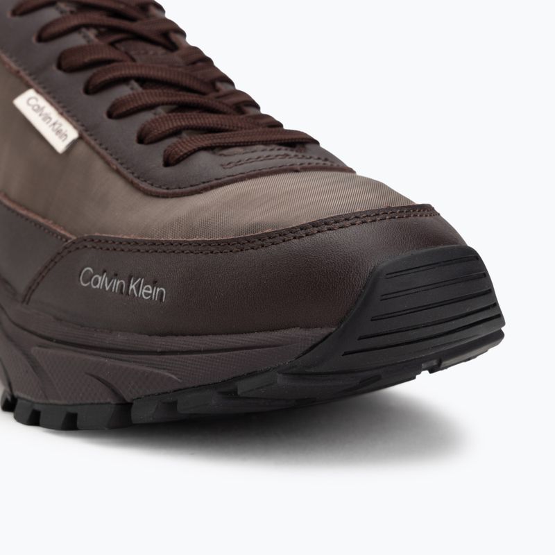 Încălțăminte pentru femei Calvin Klein HW0HW02999 Hike Runner Organza Met Leather bordeaux/rhubarb 7