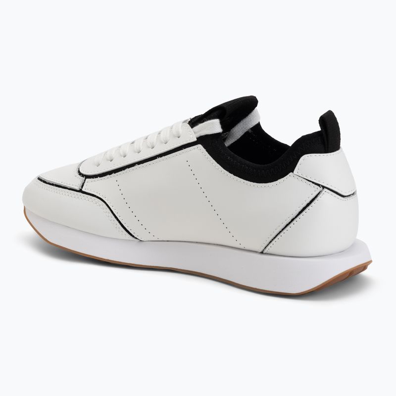 Încălțăminte pentru femei Calvin Klein HW0HW02994 Retro Runner Sock Patch Leather bright white/black 3