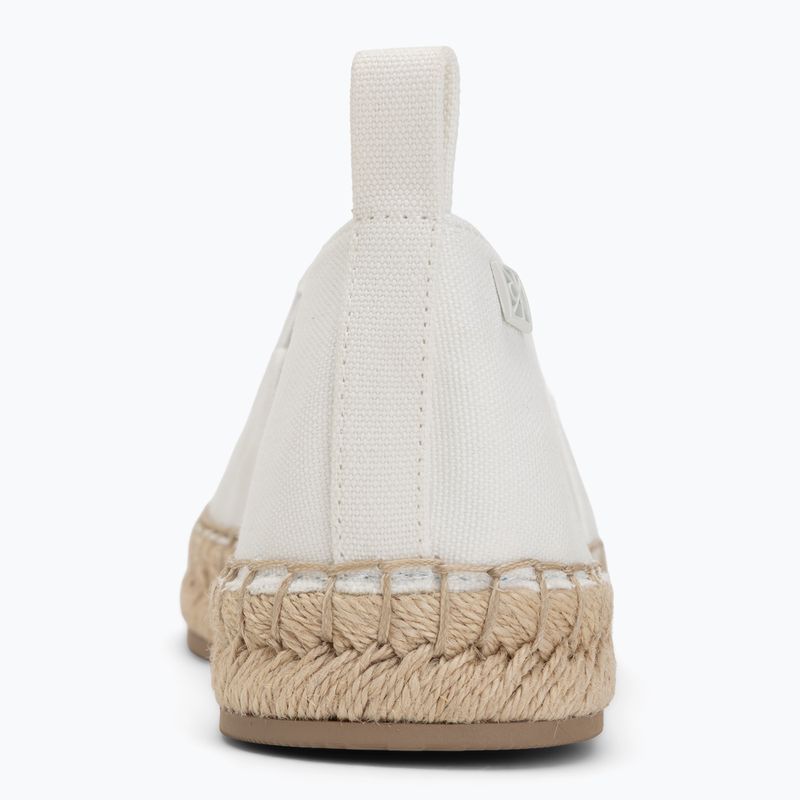 Espadrile pentru femei Calvin Klein HW0HW02931 Oblique Canvas Off White 6