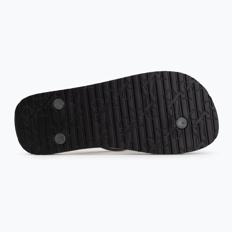 Șlapi pentru femei Calvin Klein HW0HW02956 Tpu Metallic triple black 4