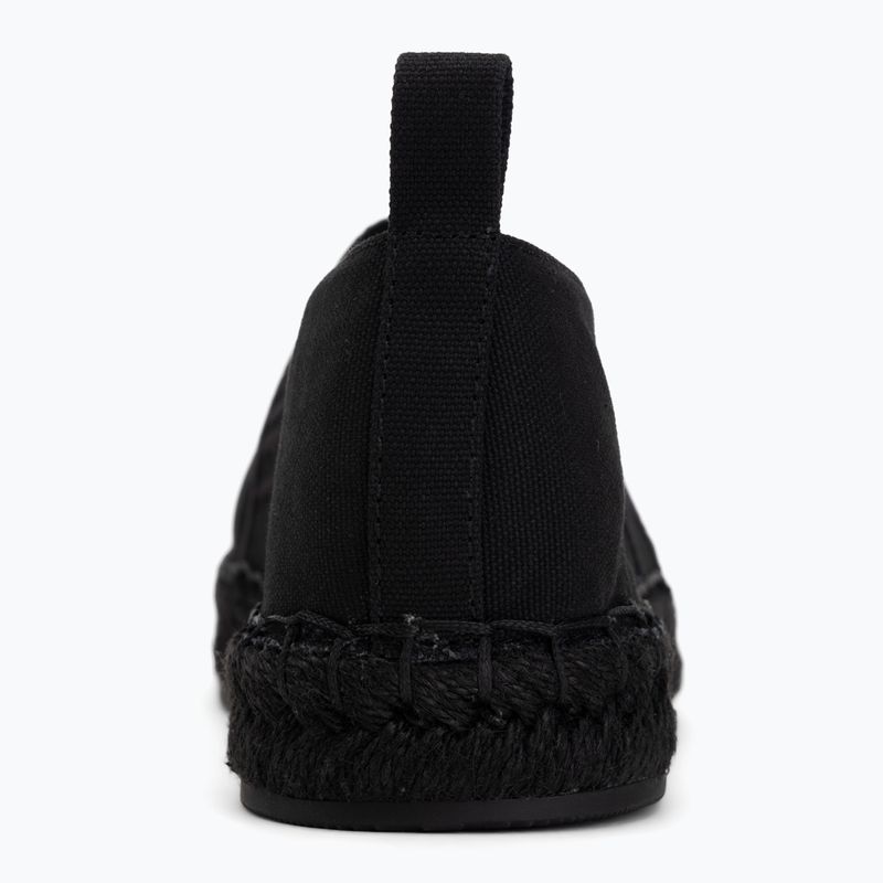 Espadrile pentru femei Calvin Klein HW0HW02934 Oblique Webbing Triple Black 6