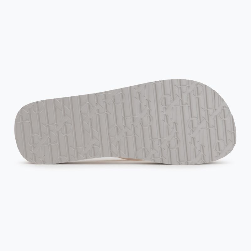 Șlapi pentru femei Calvin Klein HW0HW03120 Flatform silver 4