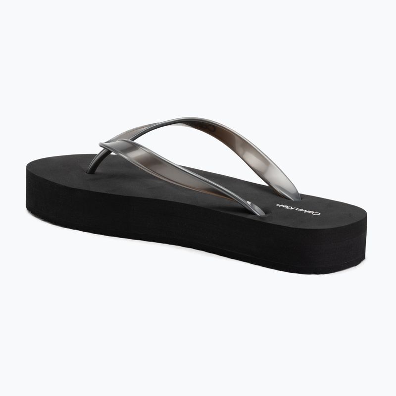Șlapi pentru femei Calvin Klein HW0HW03120 Flatform triple black 3