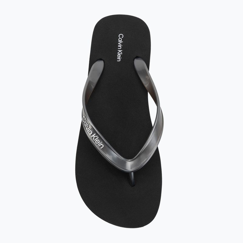 Șlapi pentru femei Calvin Klein HW0HW03120 Flatform triple black 5