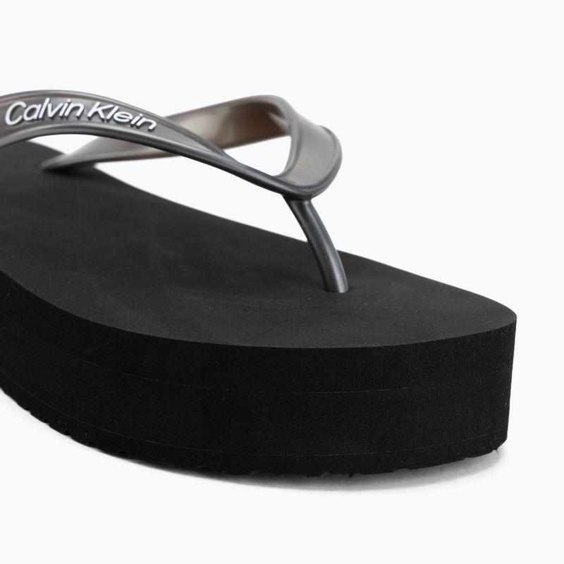 Șlapi pentru femei Calvin Klein HW0HW03120 Flatform triple black 7