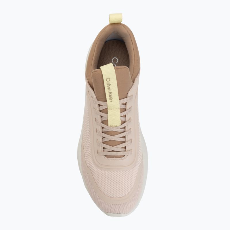 Încălțăminte pentru femei Calvin Klein HW0HW03023 Light Runner Sock Mesh Lycra whisper pink/lemonade/silver mink 5