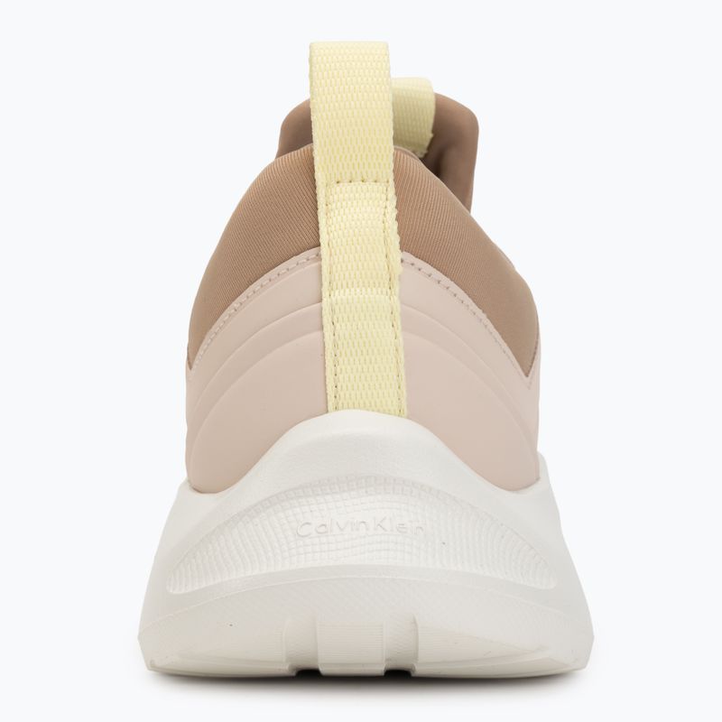 Încălțăminte pentru femei Calvin Klein HW0HW03023 Light Runner Sock Mesh Lycra whisper pink/lemonade/silver mink 6