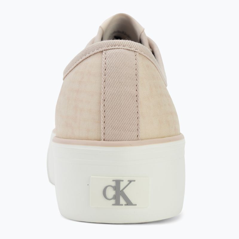 Încălțăminte pentru femei Calvin Klein HW0HW02970 Vulc Flatf Laceup Ripst whisper pink/key largo 6