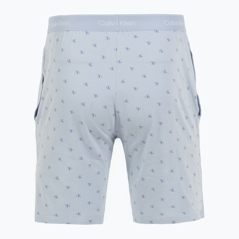 Pijamă bărbătească Calvin Klein LV00NM2900 breezy blue top w/diamond logo 7