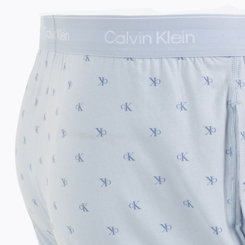 Pijamă bărbătească Calvin Klein LV00NM2900 breezy blue top w/diamond logo 8