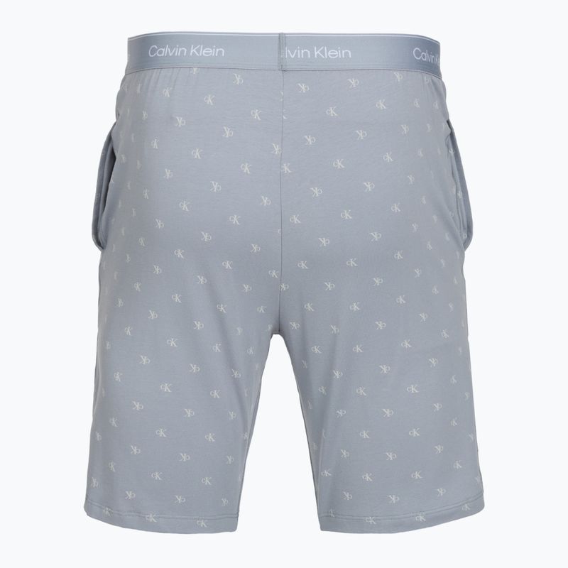 Pijamă bărbătească Calvin Klein LV00NM2900 misty grey top /diamond logo misty 7