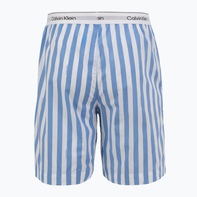 Pijamă bărbătească Calvin Klein LV00NM2903 classic white top/vertical boardway 7