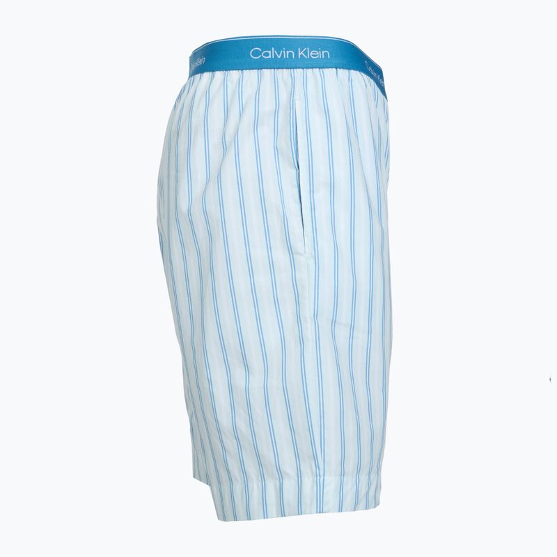 Pijamă bărbătească Calvin Klein LV00NM2903 classic white top/aurora stripe 8