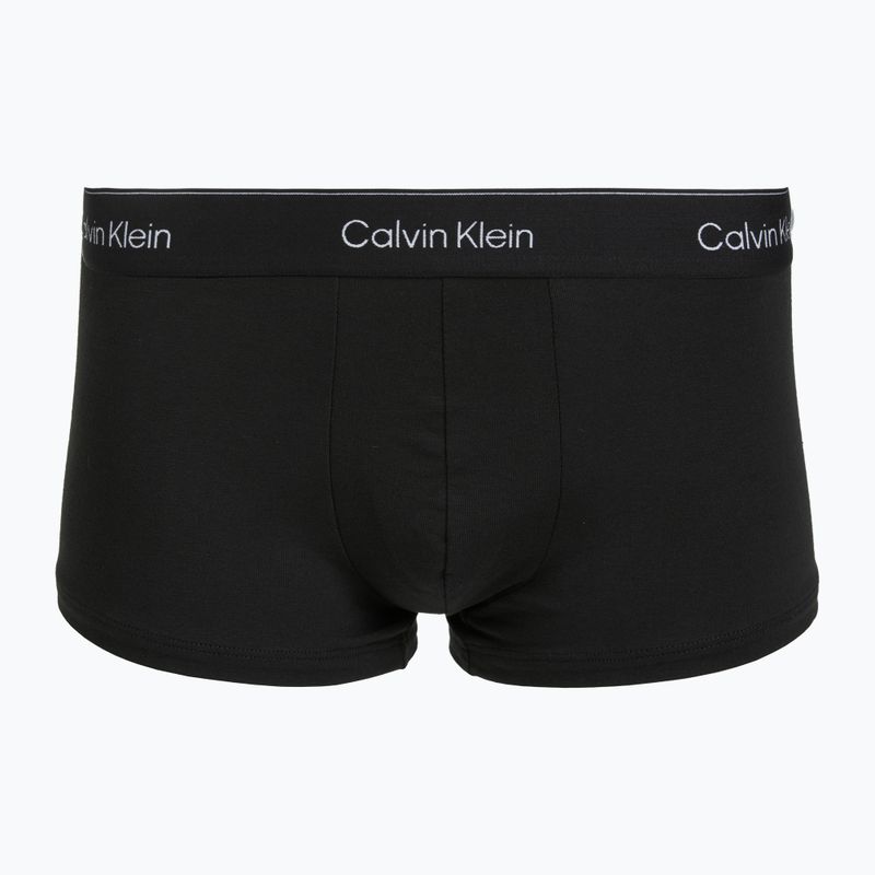 Boxeri pentru bărbați Calvin Klein LV00NB4390 Low Rise Trunk 5 perechi black wb/blue descent wb/green bi/khaki 6