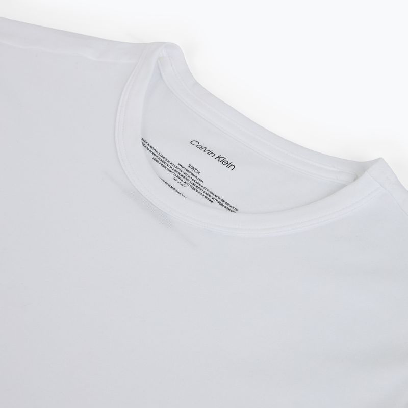 Tricou pentru bărbați Calvin Klein LV00NB4185 Crew Neck 3 pcs. black with blue descent emb/blue descent 5