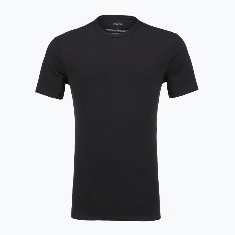 Tricou pentru bărbați Calvin Klein LV00NB4185 Crew Neck 3 pcs. black with blue descent emb/blue descent 6