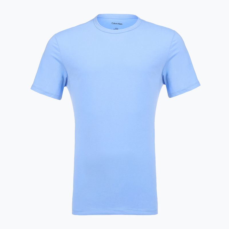 Tricou pentru bărbați Calvin Klein LV00NB4185 Crew Neck 3 pcs. black with blue descent emb/blue descent 7