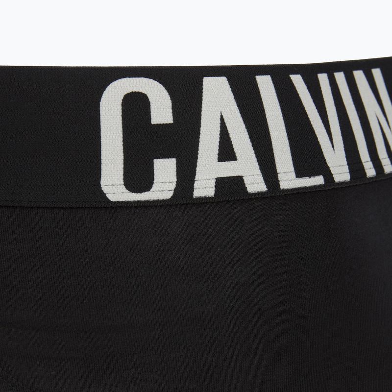 Chiloți pentru bărbați Calvin Klein 000NB3607A Hip Brief 3 perechi black with oatmeal logo/black with age 6