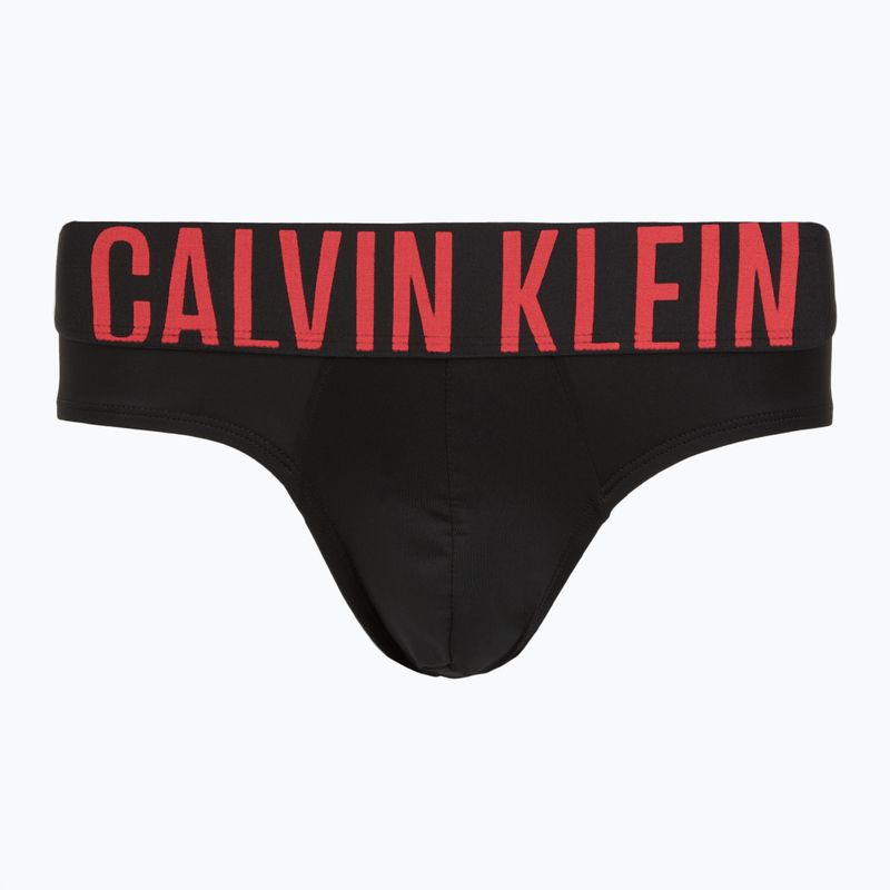 Chiloți pentru bărbați Calvin Klein 000NB3610A Hip Brief 3 perechi black w/ombre blue logo/black w/c 6