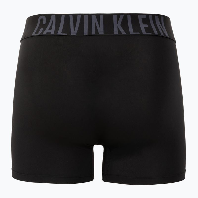 Boxeri Calvin Klein 000NB3612A4W8 Brief 3 perechi black w/ombre blue logo/black w/c 3
