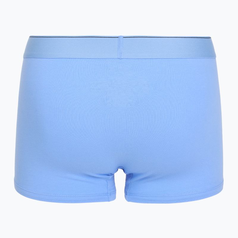 Boxeri pentru bărbați Calvin Klein LV00NB4472 Trunk 3 perechi black w/blue river fog/blue river 3