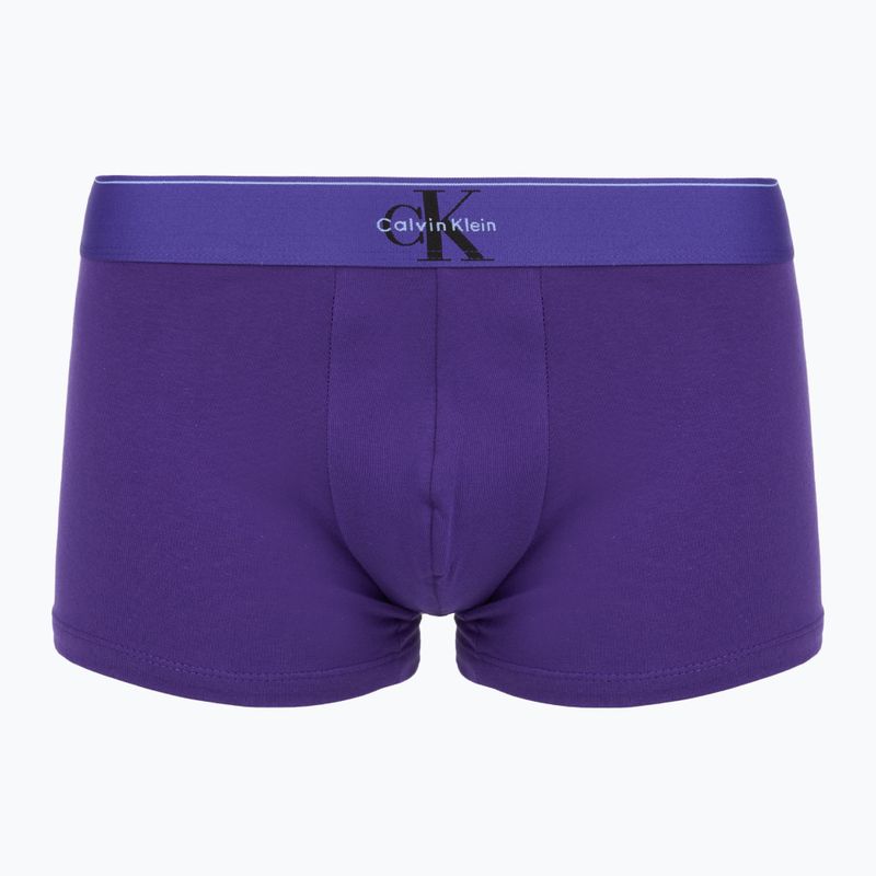 Boxeri pentru bărbați Calvin Klein LV00NB4472 Trunk 3 perechi black w/blue river fog/blue river 5