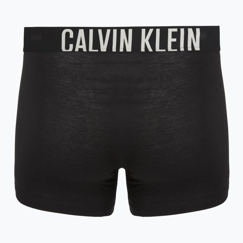 Boxeri Calvin Klein 000NB3609A Boxer Brief 3 perechi black w/oatmeal logo/black w/age 5