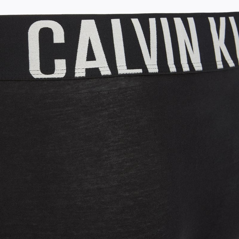 Boxeri Calvin Klein 000NB3609A Boxer Brief 3 perechi black w/oatmeal logo/black w/age 6