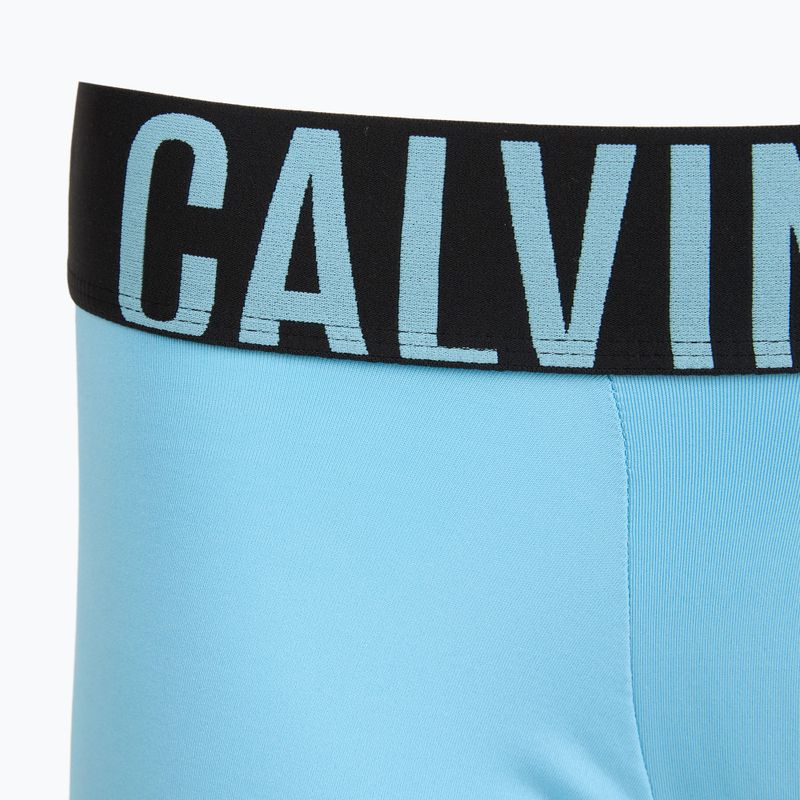 Boxeri pentru bărbați Calvin Klein 000NB3775A Trunk 3 pairs ombre bluee/chilly bluee/punch pink 6