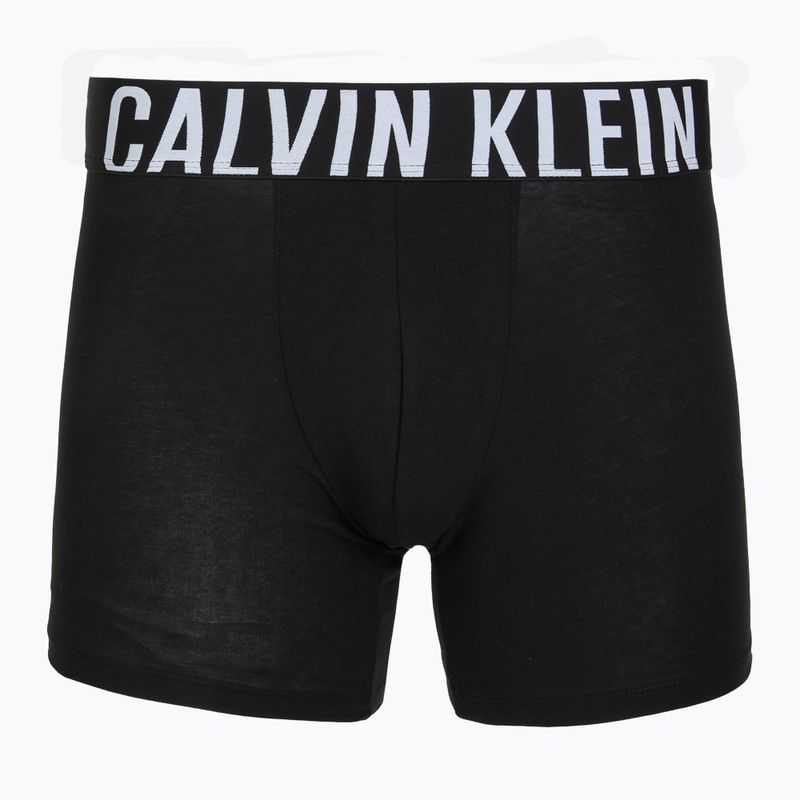 Boxeri Calvin Klein 000NB3609A Boxer Brief 3 perechi black w/harbor mist logo/black w 6