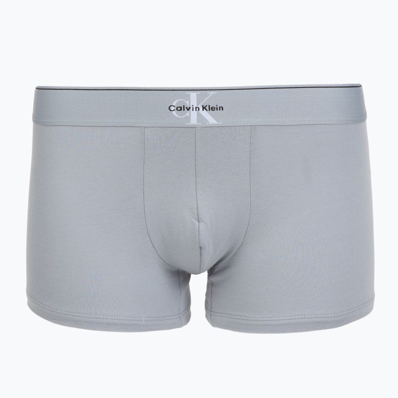 Boxeri pentru bărbați Calvin Klein LV00NB4472 Trunk 3 perechi black/misty grey/white 5