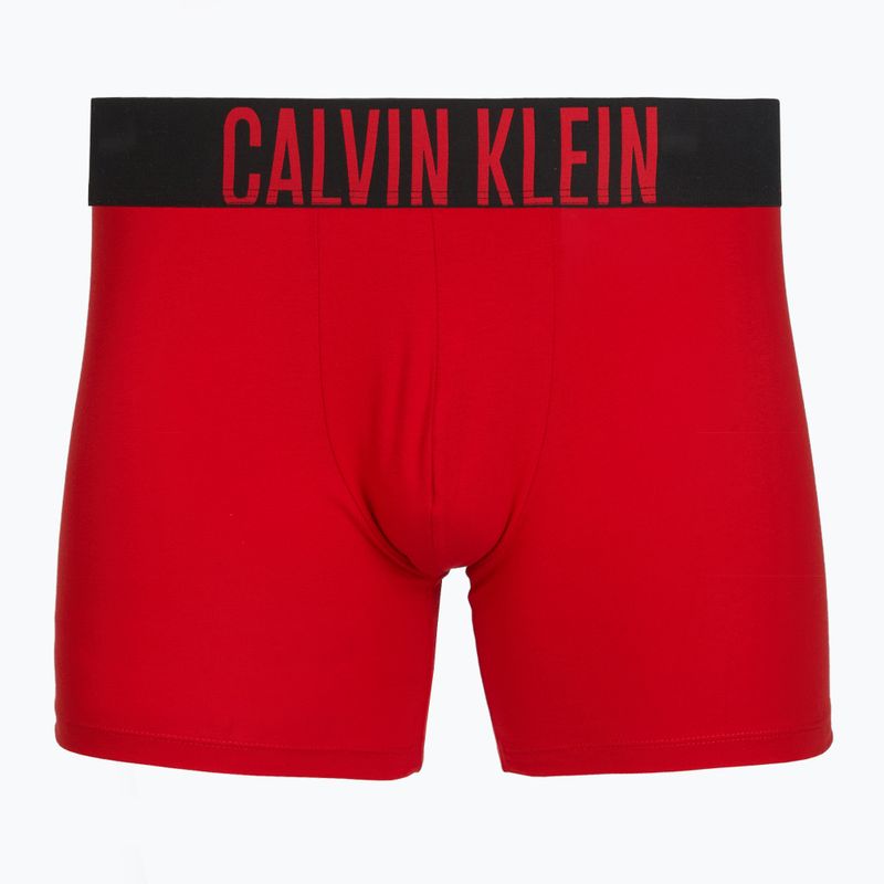 Boxeri Calvin Klein 000NB3609A Boxer Brief 3 perechi oatmeal/aged redwood/bright turquoise 4