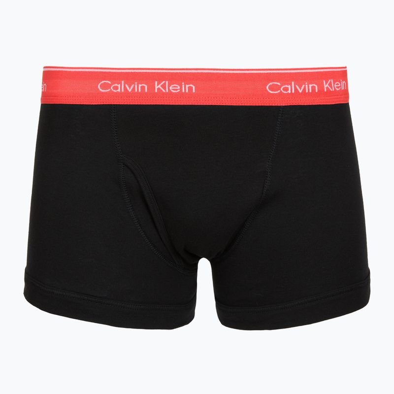 Boxeri Calvin Klein LV00NB1897 Trunk 5 perechi of black bodies with black/misty grey/purple 5