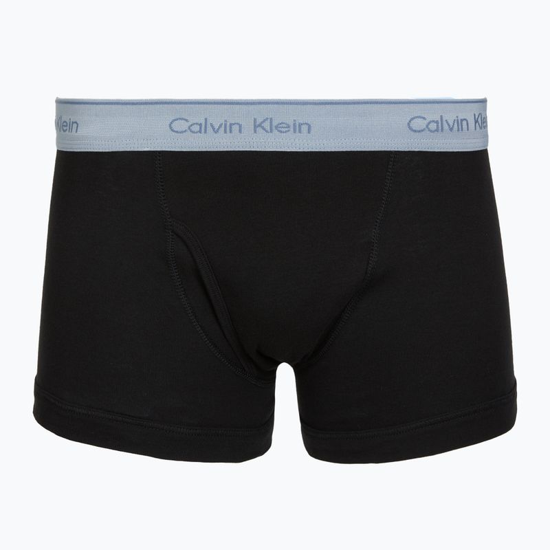 Boxeri Calvin Klein LV00NB1897 Trunk 5 perechi of black bodies with black/misty grey/purple 6