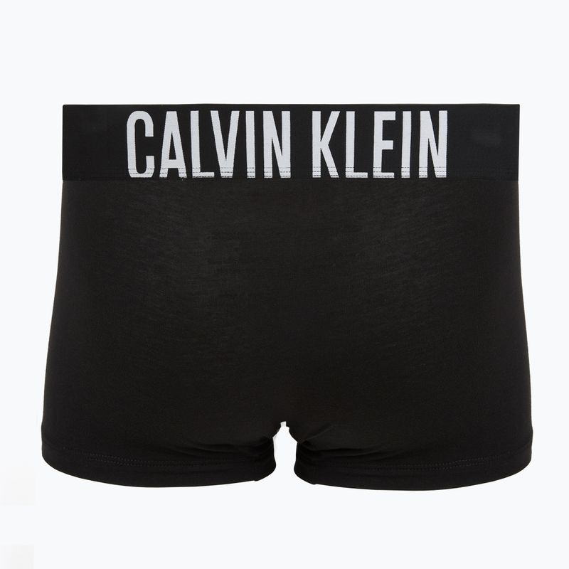 Boxeri pentru bărbați Calvin Klein 000NB3608A Trunk 3 pairs black with harbor mist logo/ black with 4