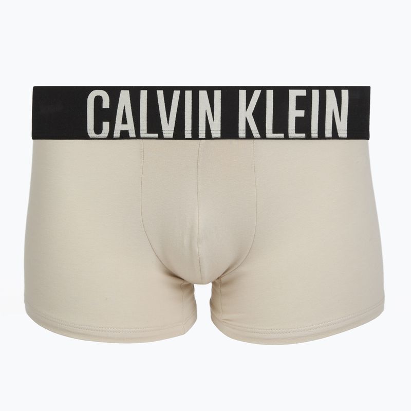 Boxeri bărbătești Calvin Klein 000NB3608A Trunk 3 perechi oatmeal/aged redwood/bright turquoi 2