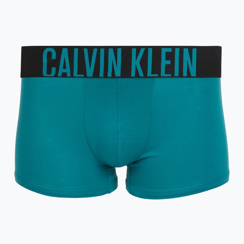 Boxeri bărbătești Calvin Klein 000NB3608A Trunk 3 perechi oatmeal/aged redwood/bright turquoi 3
