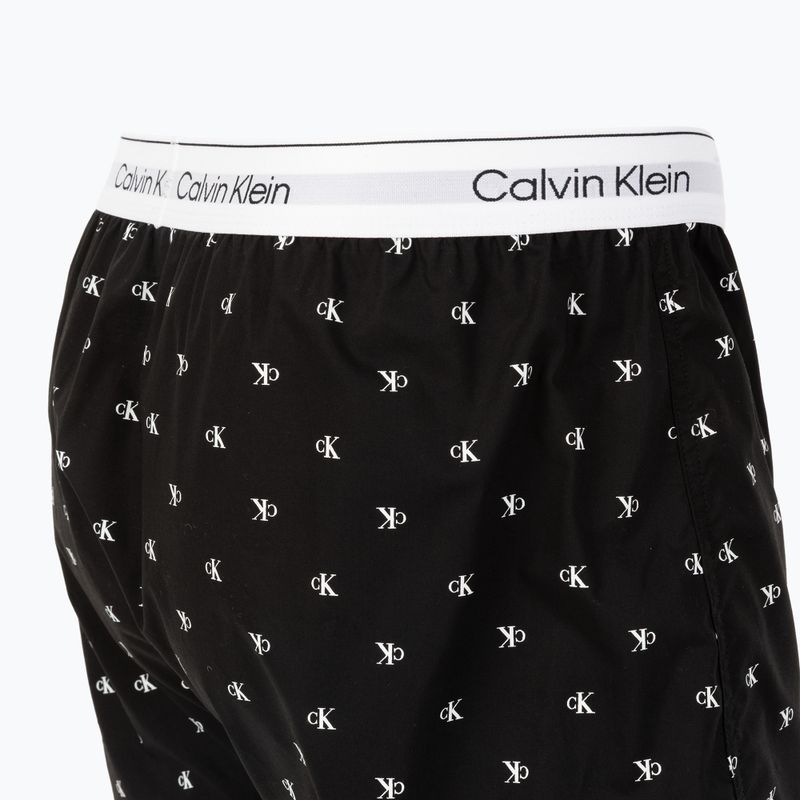 Boxeri Calvin Klein LV00NM2831 Boxer Trad diamond logo black 3