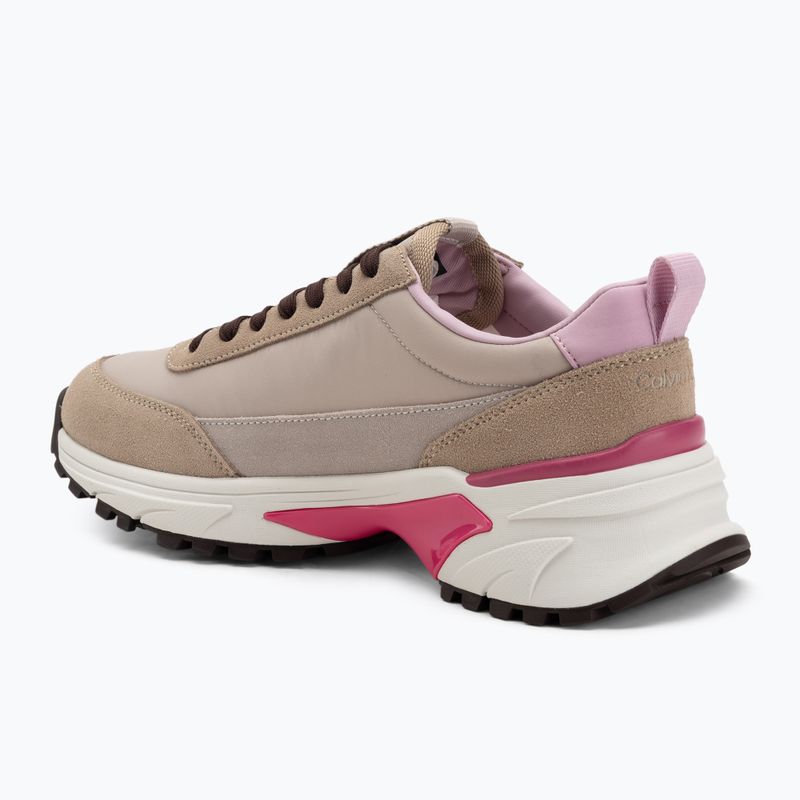 Încălțăminte pentru femei Calvin Klein YW0YW02075 Hike Runner MG Nylon Mix chateau/silver mink/pink 3