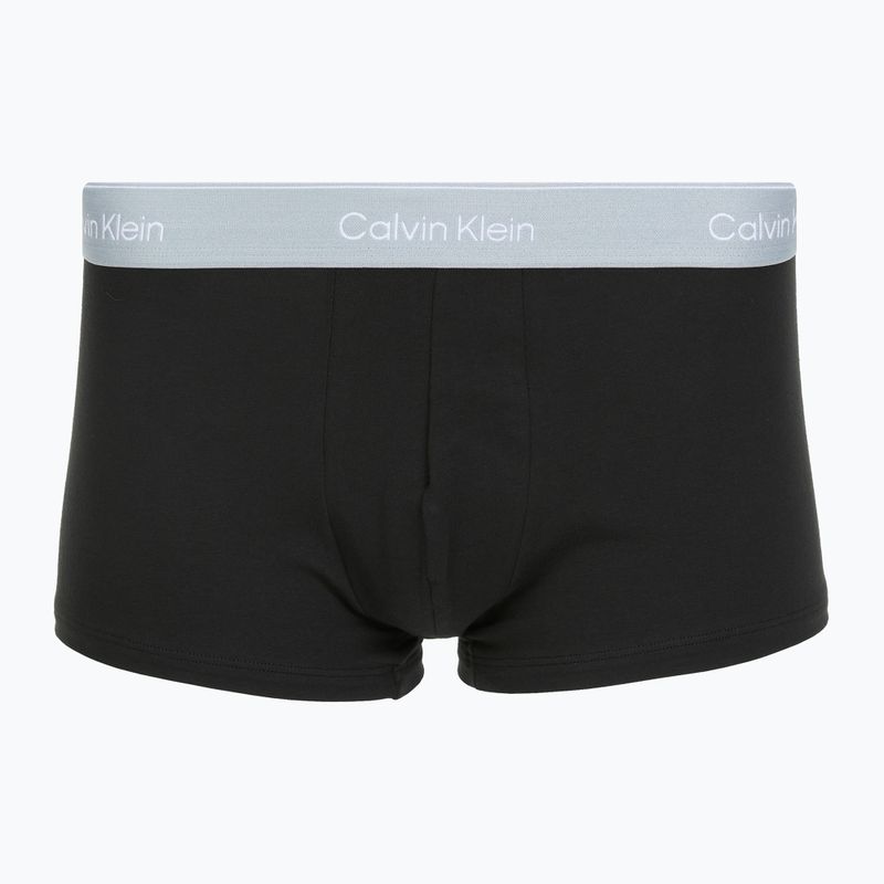 Boxeri Calvin Klein LV00NB4389 Low Rise Trunk 3 perechi black/adrenaline rush/white/black 2