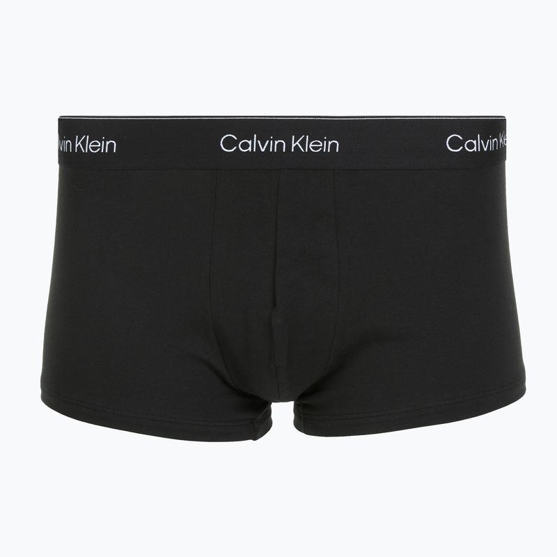 Boxeri Calvin Klein LV00NB4389 Low Rise Trunk 3 perechi black/adrenaline rush/white/black 4