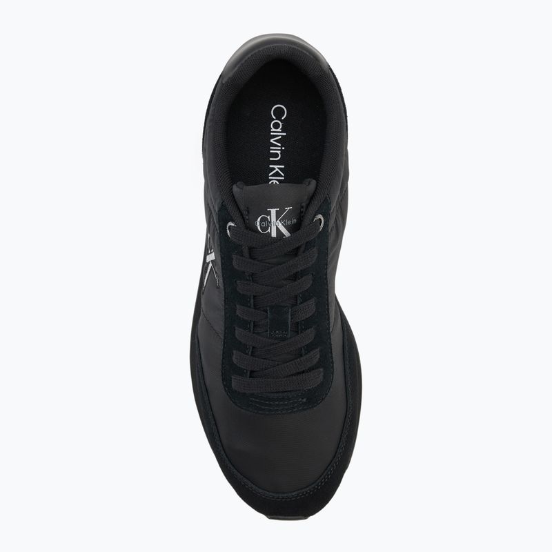 Încălțăminte pentru bărbați Calvin Klein YM0YM01361 Retro Runner Essential MIX MAT triple black 5