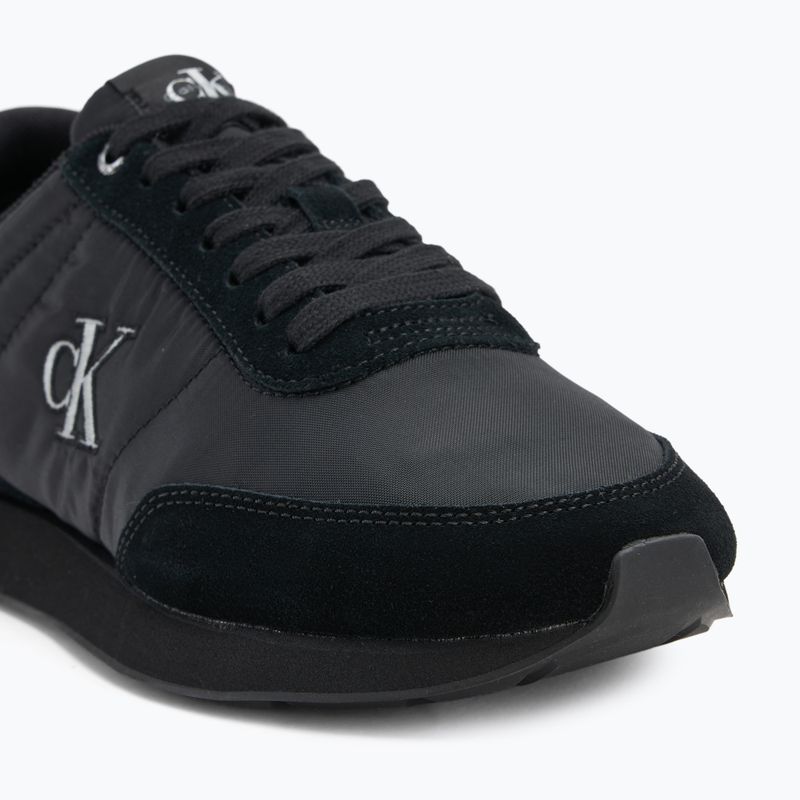 Încălțăminte pentru bărbați Calvin Klein YM0YM01361 Retro Runner Essential MIX MAT triple black 7