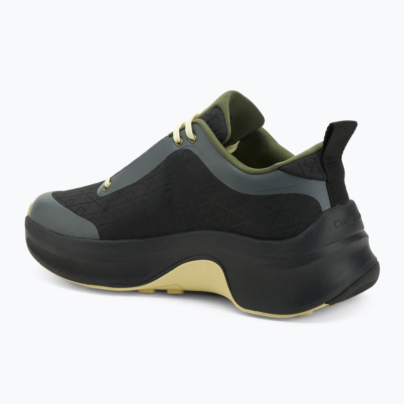 Încălțăminte pentru bărbați Calvin Klein YM0YM01456 Chunky Runner Lace Up Mix Aop black/medieval forest/coal/lime 3