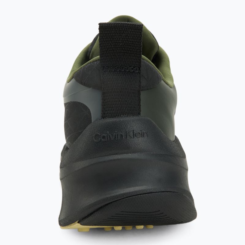 Încălțăminte pentru bărbați Calvin Klein YM0YM01456 Chunky Runner Lace Up Mix Aop black/medieval forest/coal/lime 6