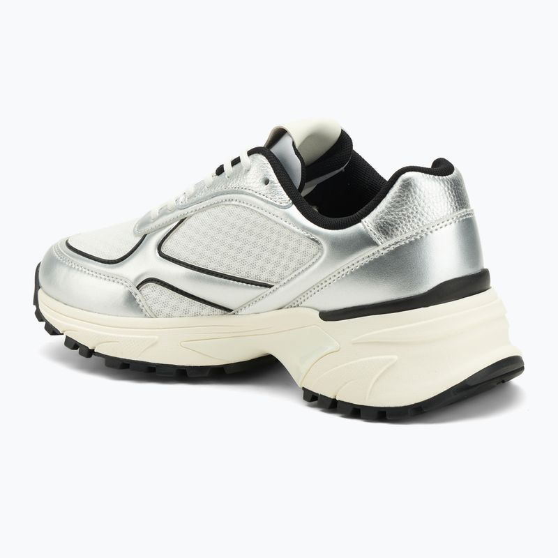 Încălțăminte pentru femei Calvin Klein YW0YW02063 Hike Runner Lace Up Mesh Mix silver/black/bright white 3