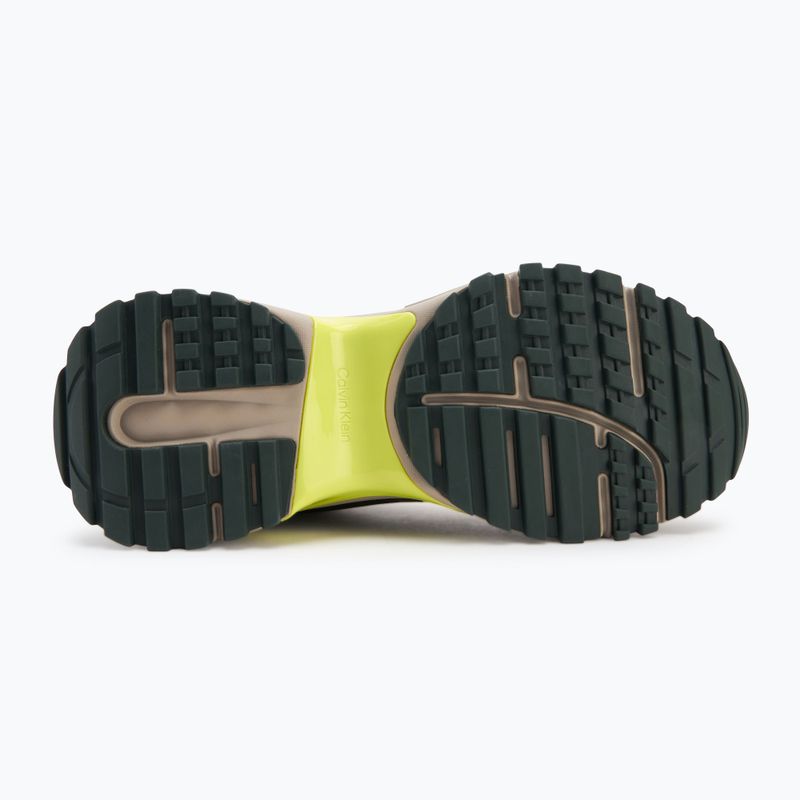 Încălțăminte pentru bărbați Calvin Klein YM0YM01418 Hike Runner Mid Laceup Tech Mix desert taupe/smog/sorrel/thyme 4