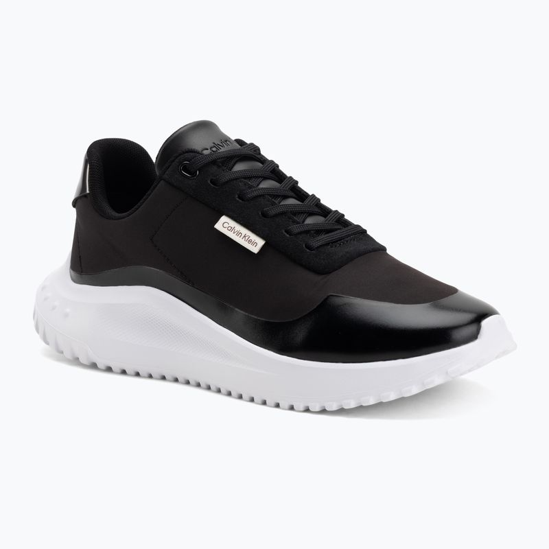Încălțăminte pentru femei Calvin Klein YW0YW02016 Eva Runner Lace Up Mat Mix 0GN black/gun metal